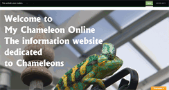 Desktop Screenshot of mychameleononline.com